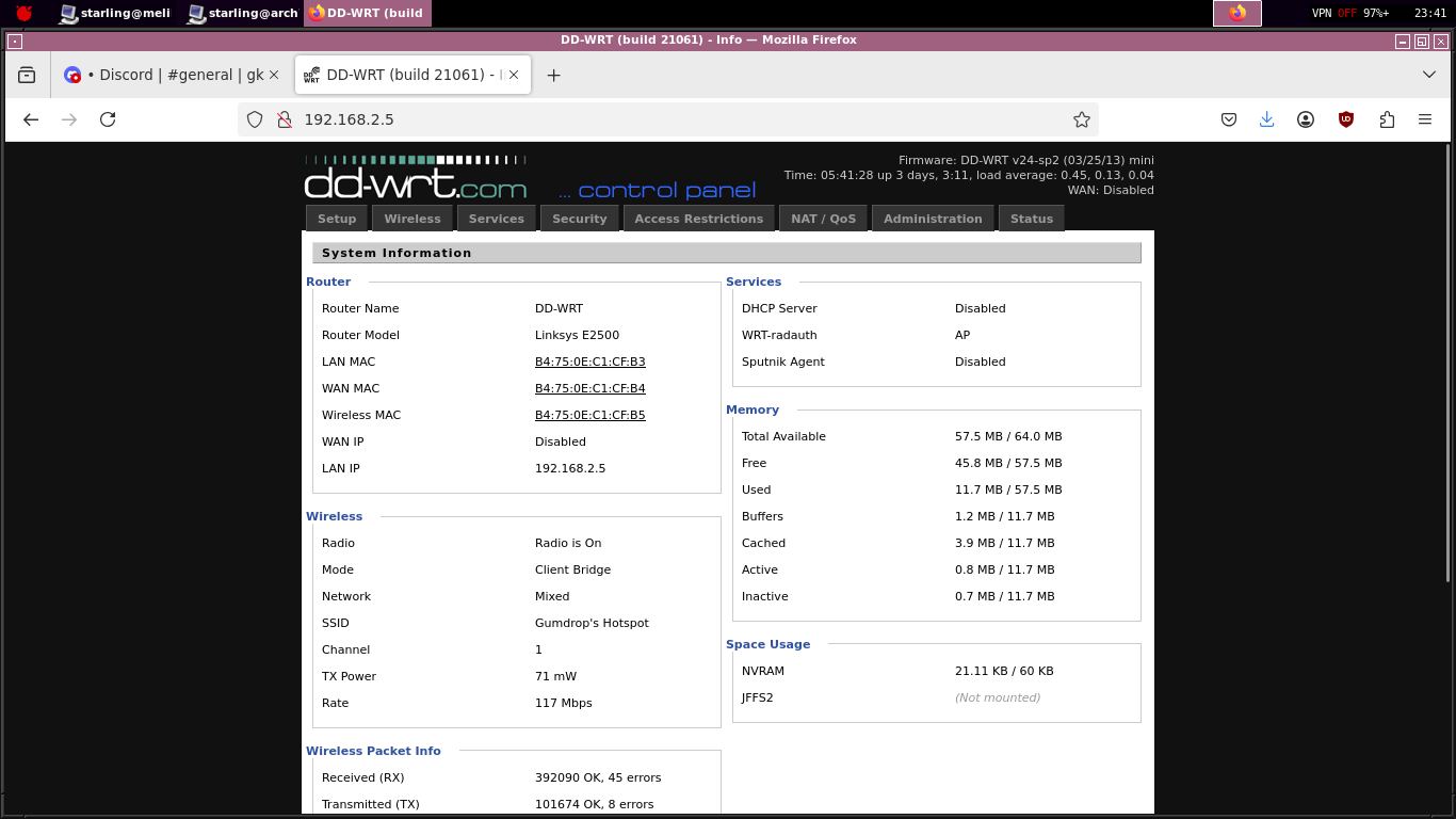 proof that i can flash ddwrt