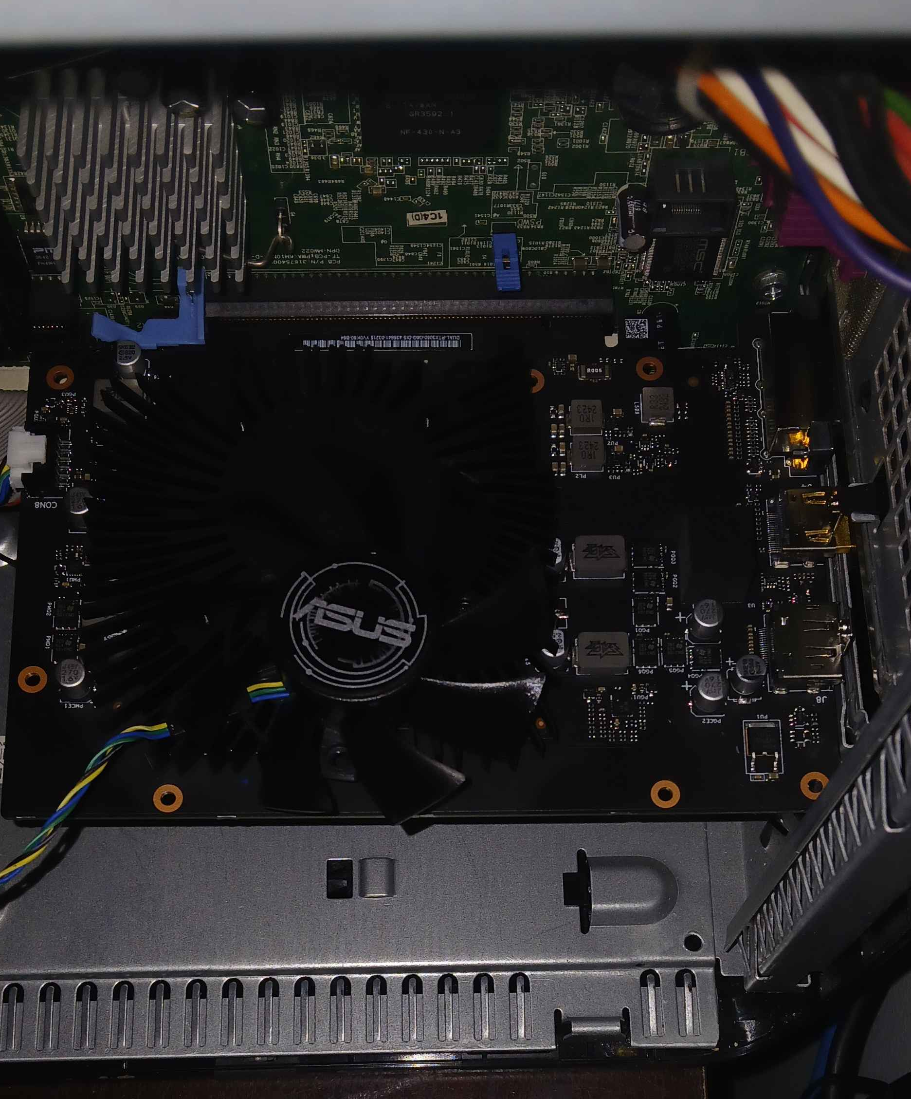 a horrible hack job of a graphics card, as described.