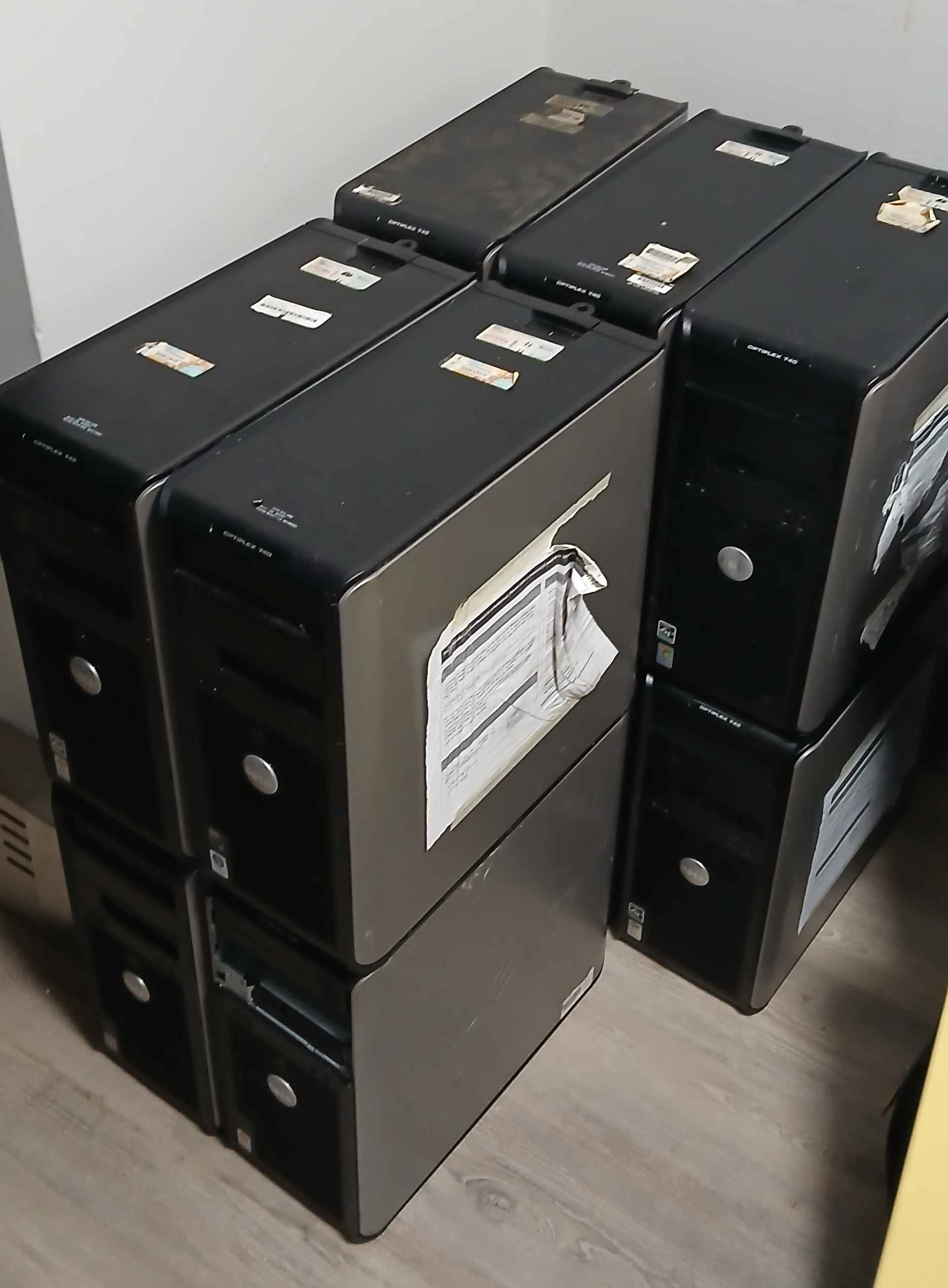 ten dell optiplex 740s. wow!